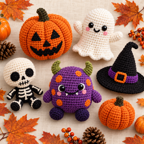 Generated product image - 100 Halloween Crochet Patterns Bundle