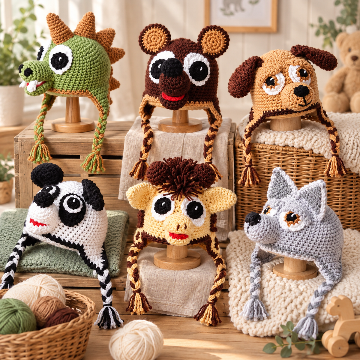 Generated product image - Animal Hats