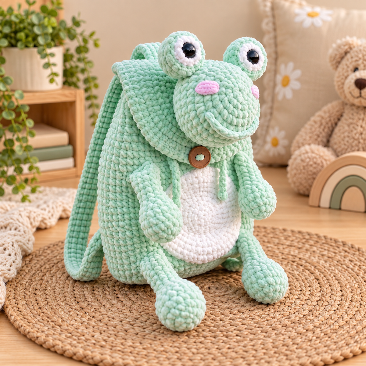 Generated product image - Backpack Frog