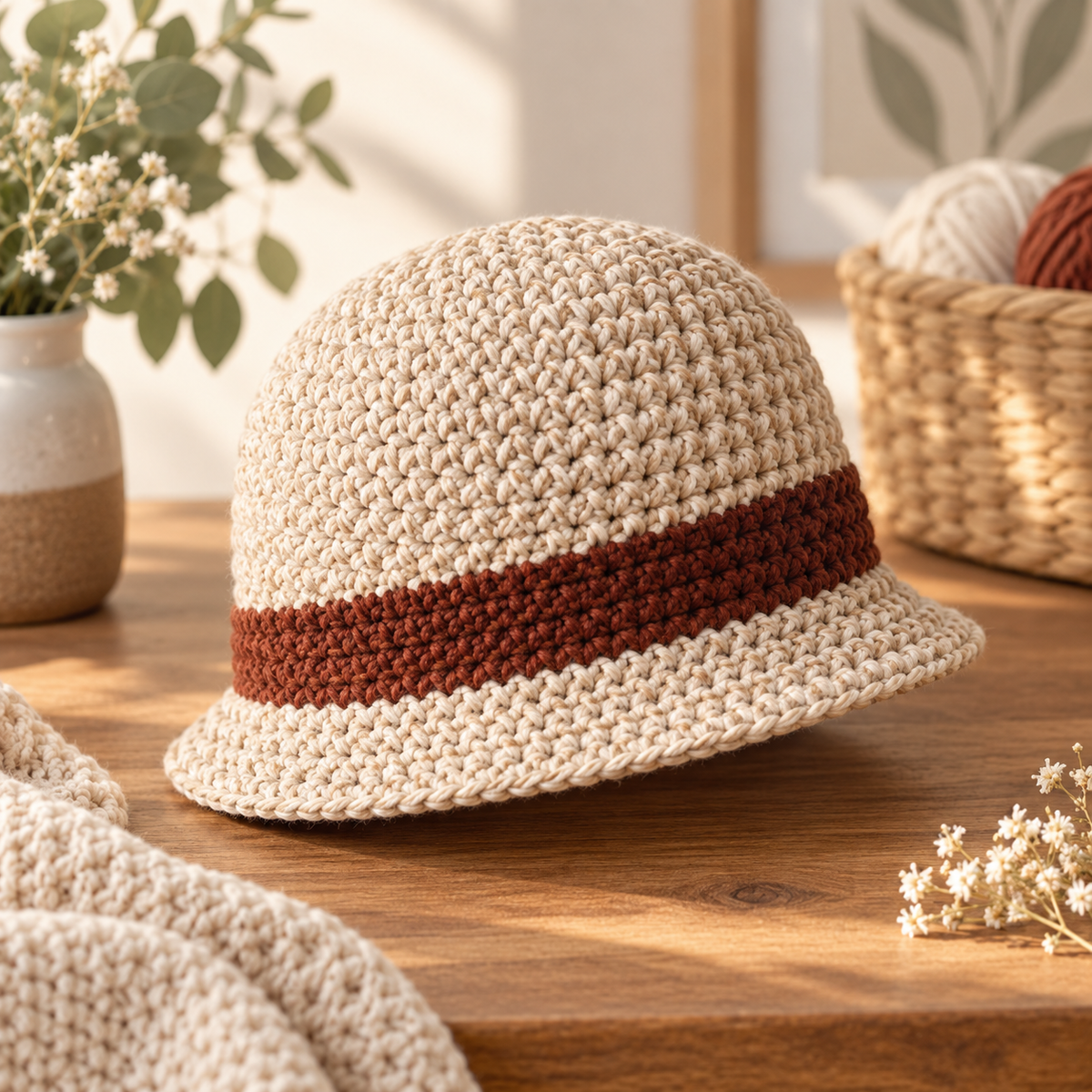 Generated product image - Bucket Hat With Straight Brim