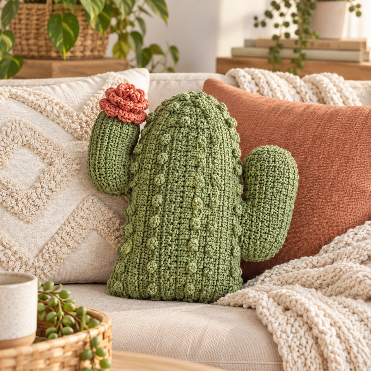 Generated product image - Cactus Pillow