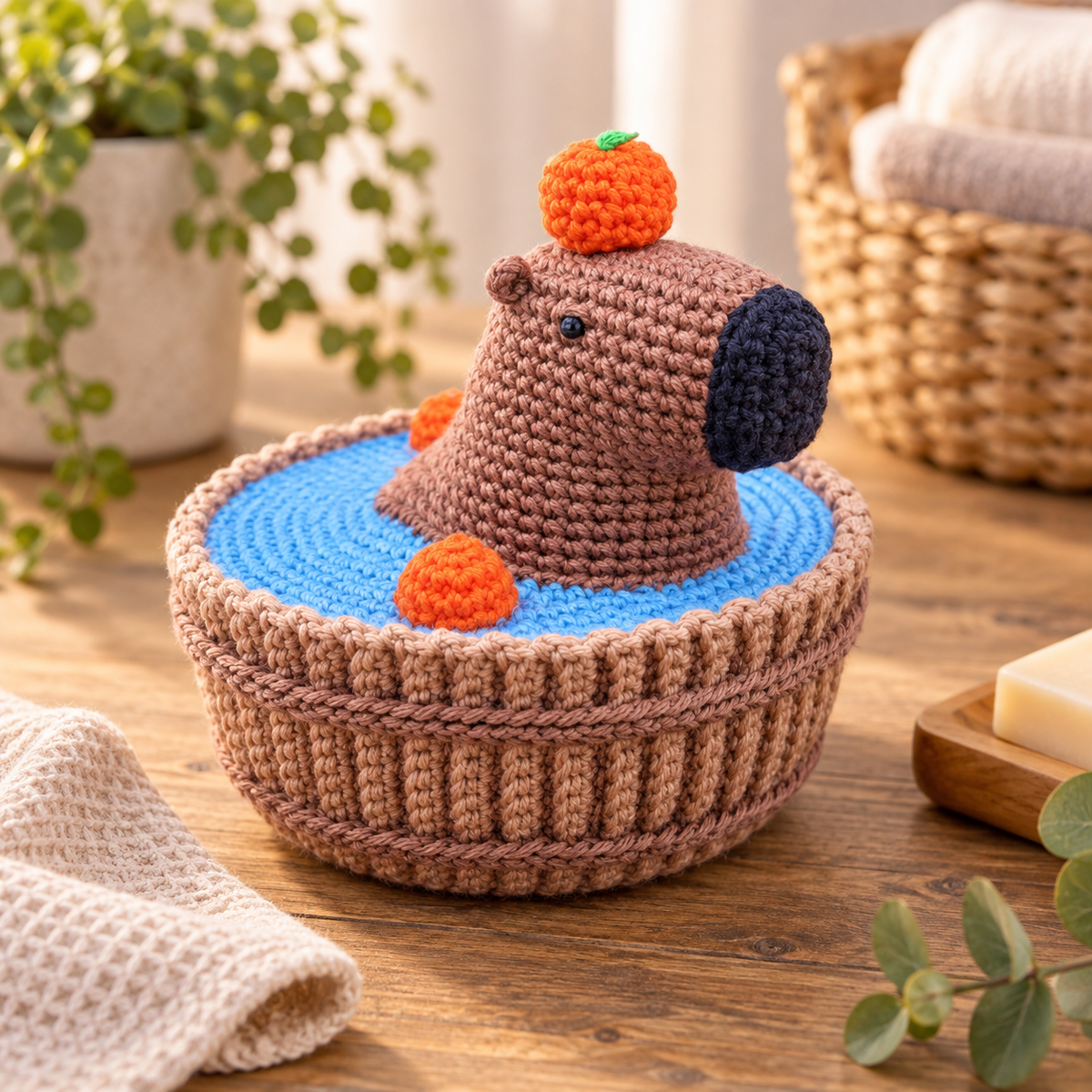 Generated product image - Capybara In Bath
