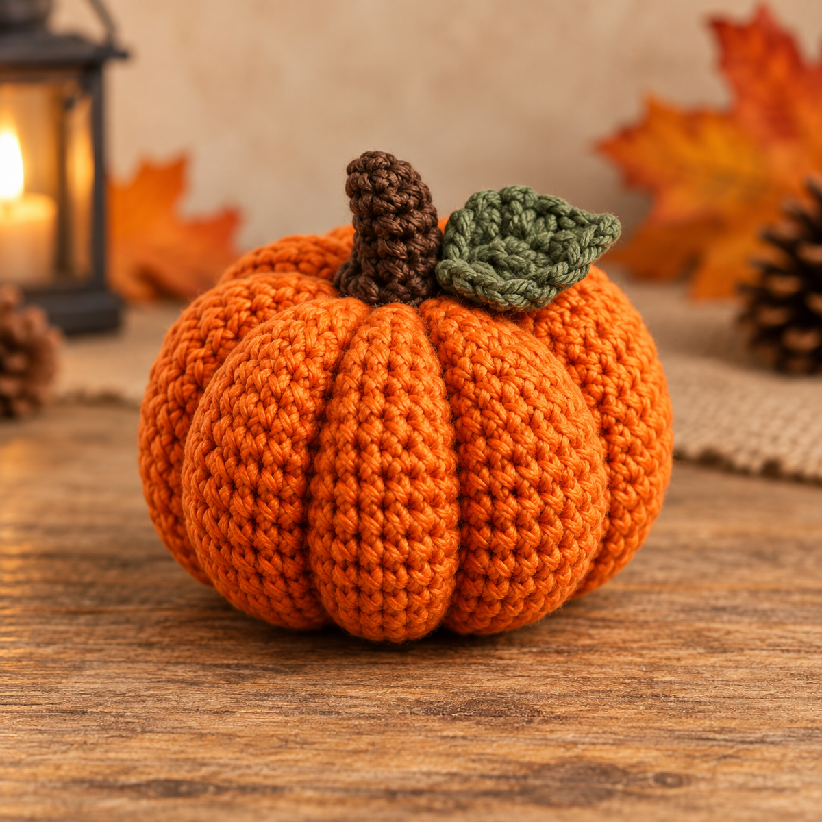 Generated product photo - Mini Pumpkin Crochet Pattern