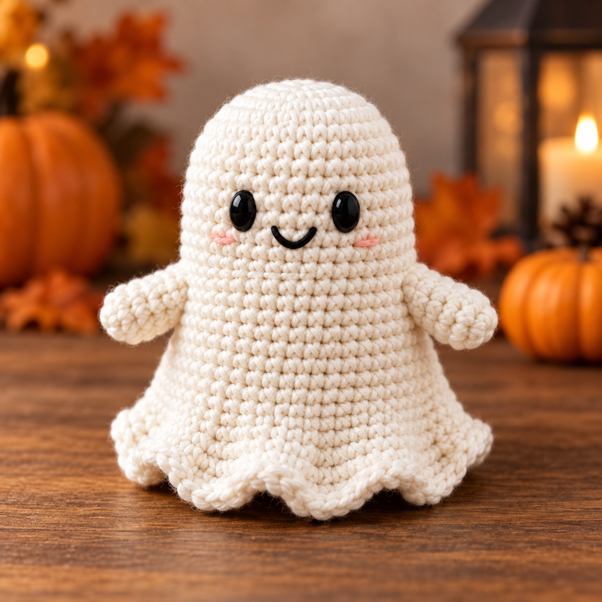 Generated product photo - Cute Ghost Amigurumi Crochet Pattern