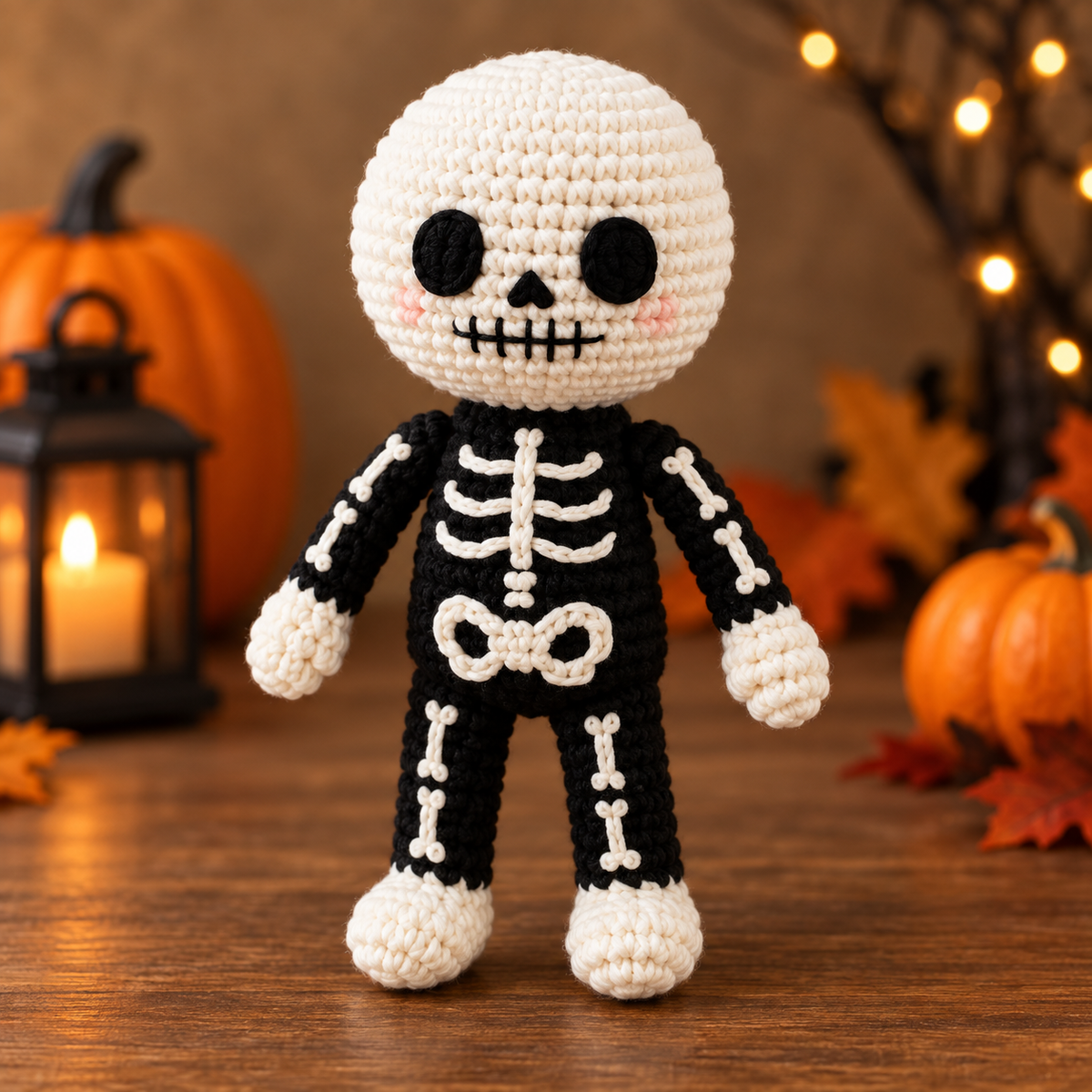 Generated product photo - Cute Skeleton Doll Crochet Pattern