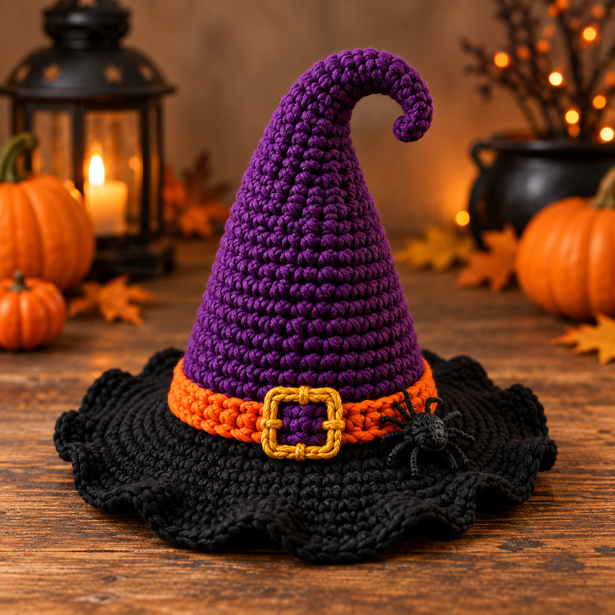 Generated product photo - Classic Witch Hat Crochet Pattern
