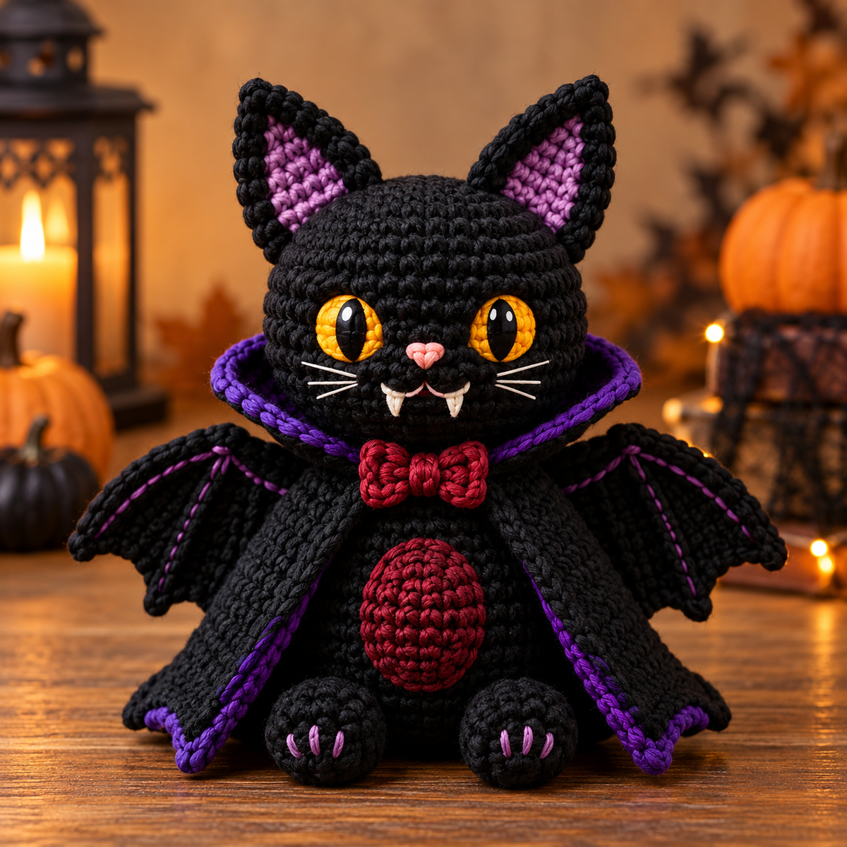 Generated product photo - Vampire Bat Crochet Pattern