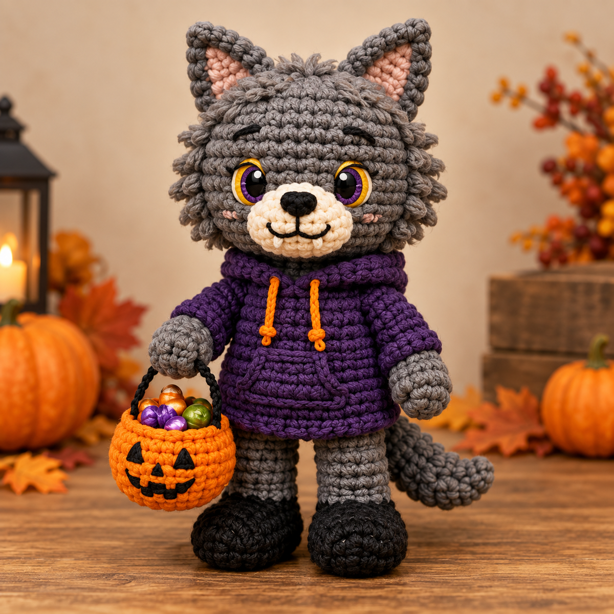 Generated product photo - Little Werewolf Crochet Pattern