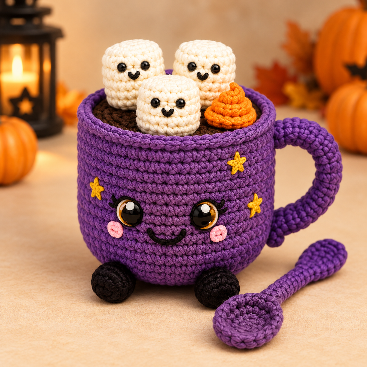 Generated product photo - Ghost Friend Crochet Pattern