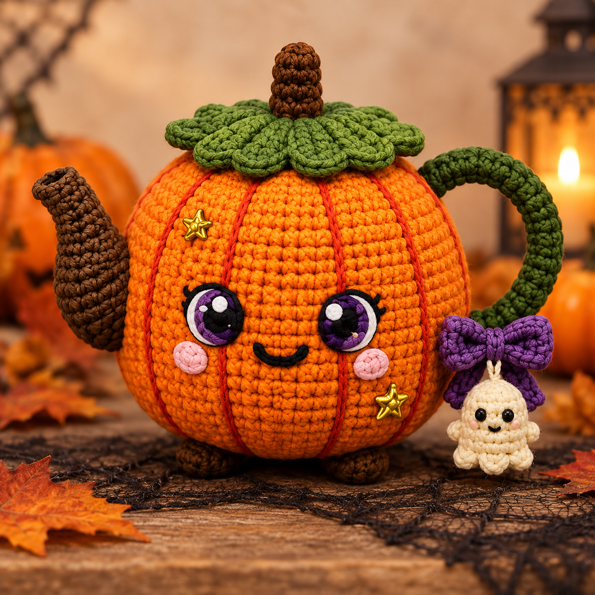 Generated product photo - Haunted Halloween Friend Crochet Pattern