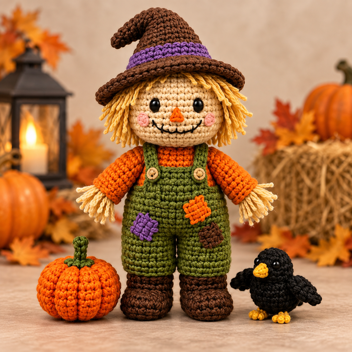 Generated product photo - Pumpkin Patch Friend Crochet Pattern