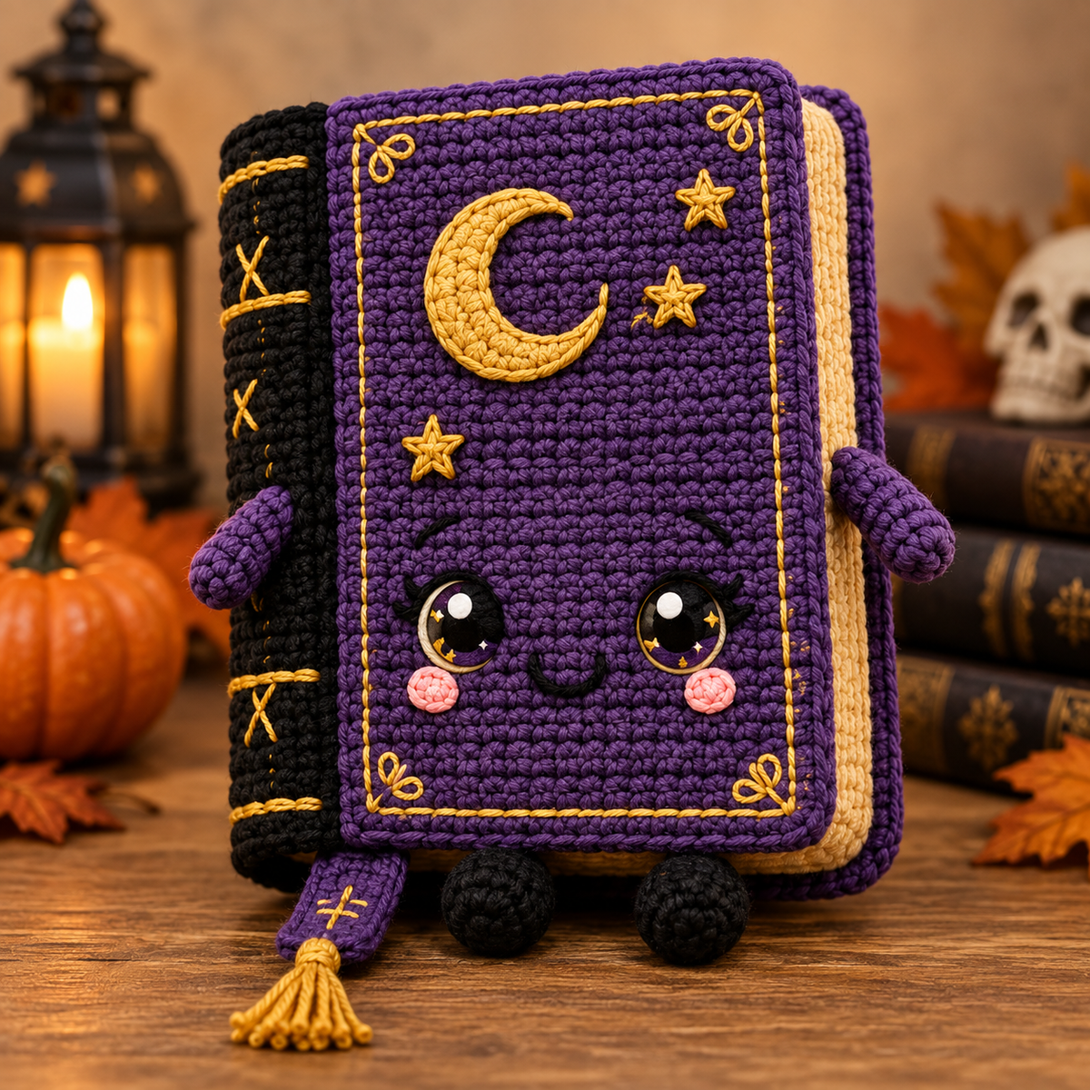 Generated product photo - Haunted Book of Spells Crochet Pattern
