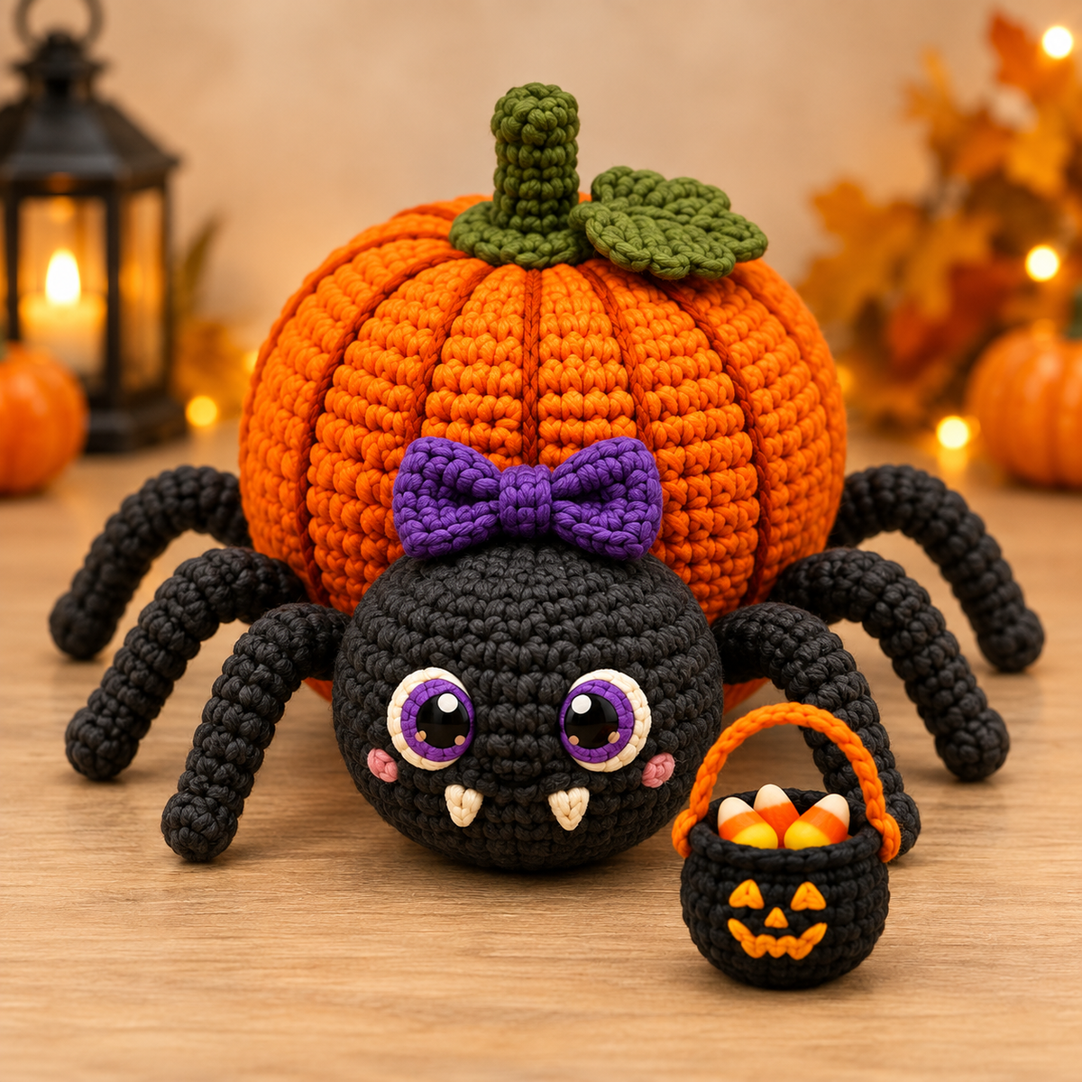 Generated product photo - Pumpkin Pal Crochet Pattern