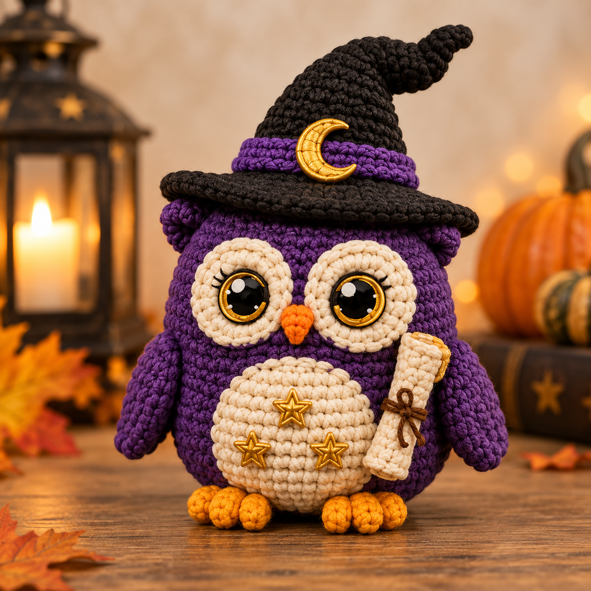 Generated product photo - Moonlight Halloween Friend Crochet Pattern